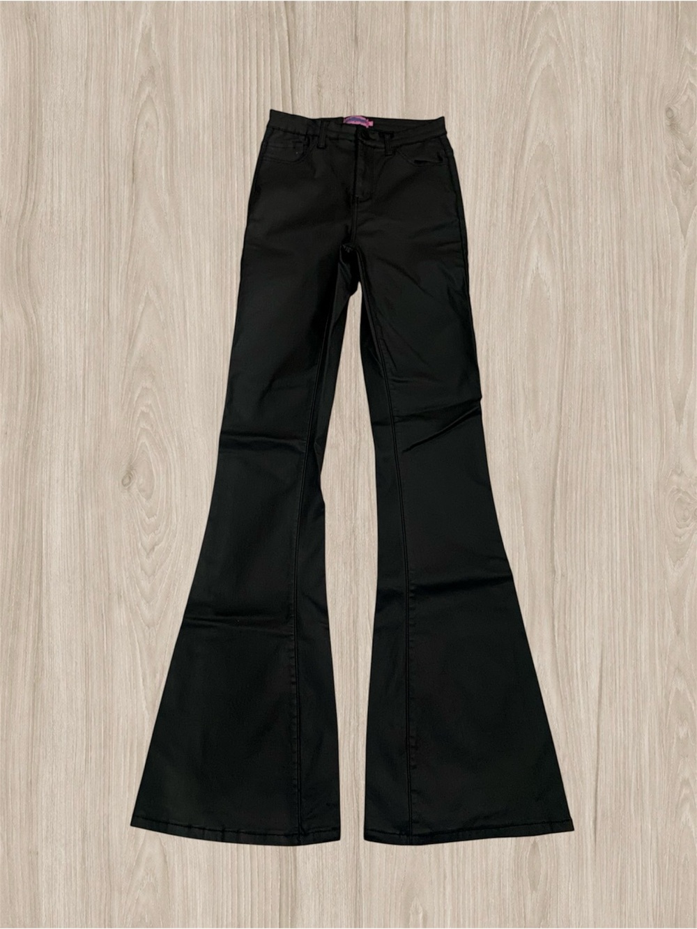 Edikted Black Flare Wide Leg Jeans
